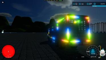 FS22 China Da Yun Heavy Truck (Colored Flowing Lights)