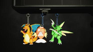 Pokemon Charms for Attache Case