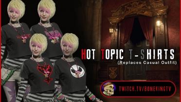 Hot Topic T-Shirts for Ashley's Casual Outfit