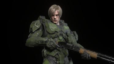 Halo Infinite Master Chief - Leon S Kennedy Replacement