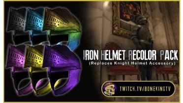 Iron Helmet Accessory Armor Recolor Pack