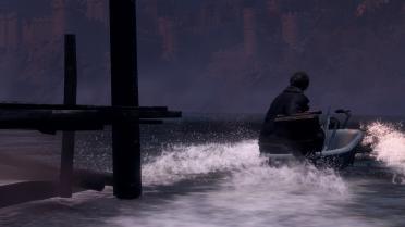 Bathtub Boat With Swords