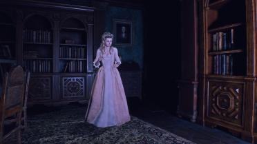 Ashley in an 18th Century Dress and Hairstyle