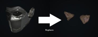 Face Guard Replaces Cat Ears