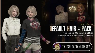 Ashley - Default Hair Pack - Casual and Romantic Outfits