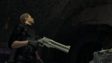 Blue Rose Over Broken Butterfly and Handcannon