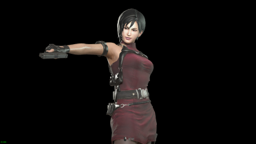 RE4 OG Ada's Mini Red Dress (with RE4 OG Ada's head)