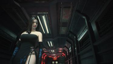 Ada & Claire Chinese Style Cheongsam With Black Stockings (Glove Version)