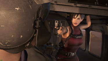RE4 OG Ada's Mini Red Dress (with RE4 OG Ada's head)