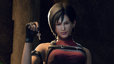 RE4 OG Ada's Mini Red Dress (with RE4 OG Ada's head)