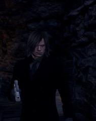 Black Suit for Leon (Replaces hair Casual)