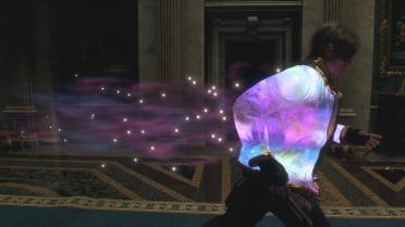 Cosmic Jacket for Leon with VFX trail