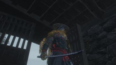 Copper Damascus Katana