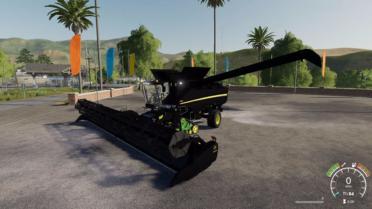 JOHN DEERE S790 BLACK Combine Harvester V 1.0