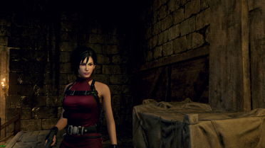 RE4 OG Ada's Mini Red Dress (with RE4 OG Ada's head)