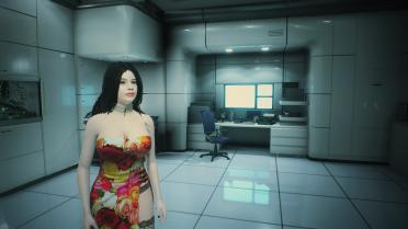 Ada & Claire Chinese Cheongsam Long hair