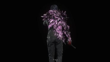 Pink Feathers for Villain Costume