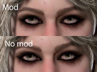 CC face - tattoo - makeup edits (Full game semi-compatible)