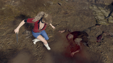 Ashley Tight Ripped Jeans Outfit