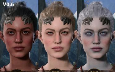 CC face - tattoo - makeup edits (Full game semi-compatible)