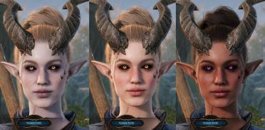 CC face - tattoo - makeup edits (Full game semi-compatible)