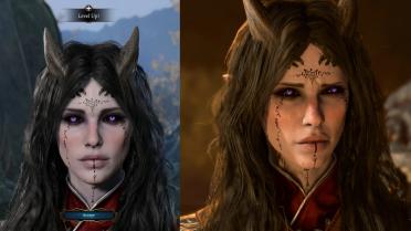 CC face - tattoo - makeup edits (Full game semi-compatible)