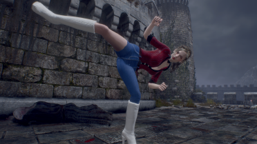 Ashley Tight Ripped Jeans Outfit