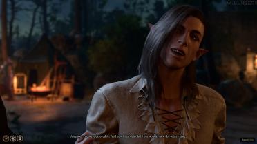 Long black hair for Astarion