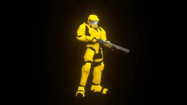 Halo 2 Master Chief over Leon - Pikachu Special Edition