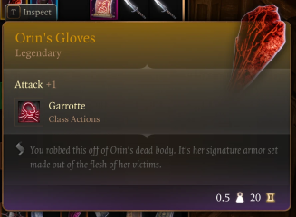 Orin's Armor and Recruitment