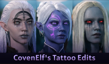 CovenElf's Tattoo and Makeup Collection (v1.2 Update)
