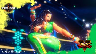 Laura Matsuda over Chun-Li