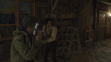 Leon to Ethan Winters