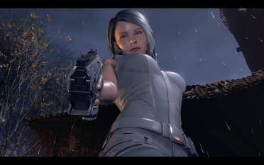 Silver Sable over Ada (Default and Dress)