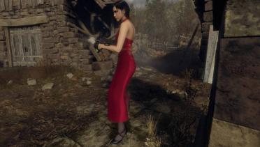 Ada Wong Original RE4 Red Dress Inspired Color