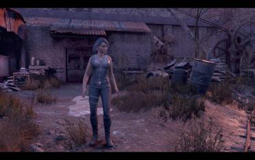 Silver Sable over Ada (Default and Dress)