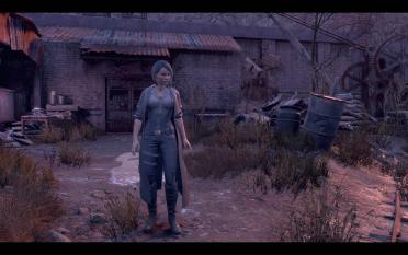 Silver Sable over Ada (Default and Dress)