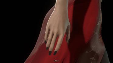 Long Black Fingernails For Ada's Dress Costume