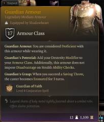 Legendary Guardian Armour