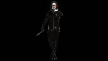 Latex Nun Assasin Leon