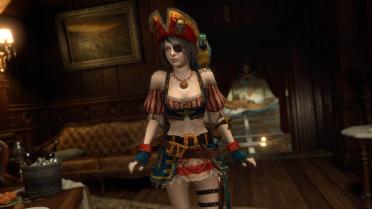 Jill Valentine Pirate Outfit - Ashley Graham