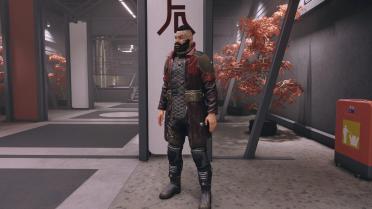 Red Pirate Captain Dark Retexture