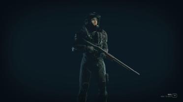 Black Navigator Spacesuit