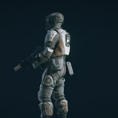 Grey Cydonia Spacesuit
