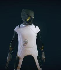 Black Mantis Suit with Yellow Accents