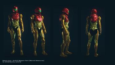 Samus Aran Outfits and Weapon Pack