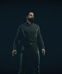 Black Shirt for Formal Slack Suit