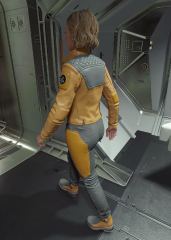 Orange and Gray Jacket for Sarah