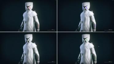 Mantis Spacesuit Set - Full white and various color accents