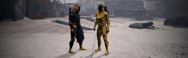 Golden Starborn Suit